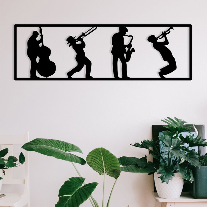 Wallity Faraza Escultura de Pared de Metal Negra Wallity Faraza Escultura de Pared de Metal Negra